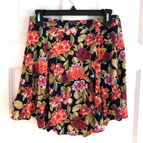 Urban Outfitters Dresses & Skirts - UO / Kimchi Blue Floral Asymmetrical Skirt